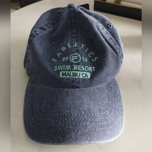 Fabletics Swim Resort Denim Blue Dad Hat NWT